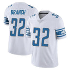 D.Lions #32 Brian Branch Player White Limited Vapor Untouchable Home Game Ddoa Stitched Jerseys