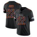 D.Broncos #22 Brandon Jones Player Black Impact Limited Game Ddoa Stitched Jerseys