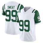 NY.Jets #99 T'Vondre Sweat Player White Limited Classic Vapor F.U.S.E. Home Game Ddoa Stitched Jerseys