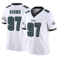 P.Eagles #97 Moro Ojomo Player White Limited Vapor F.U.S.E. Home Game Ddoa Stitched Jerseys
