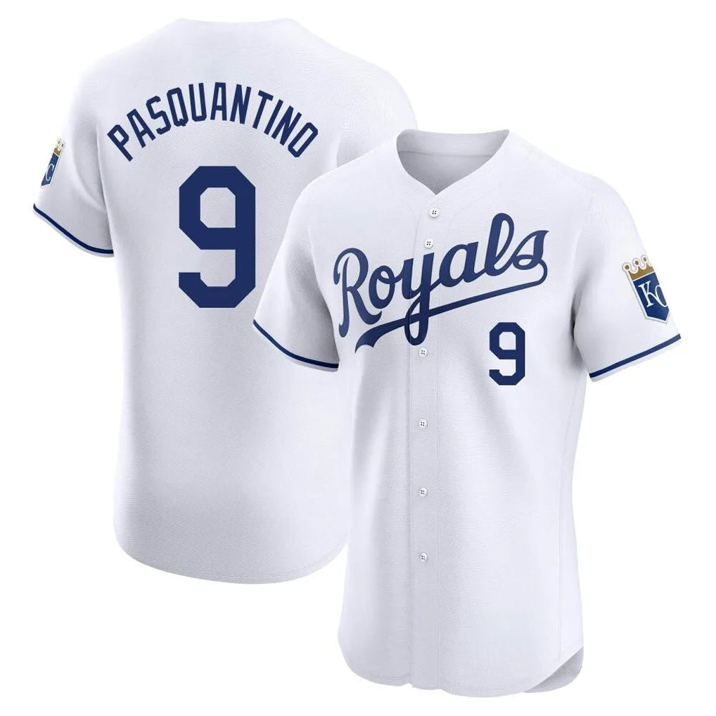 KC.Royals #9 Vinnie Pasquantino Player White Alt Limited Elite Home Ddoa Stitched Jerseys