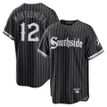 C.White Sox #12 Colson Montgomery Player Black City Connect Home Game Ddoa Stitched Jerseys