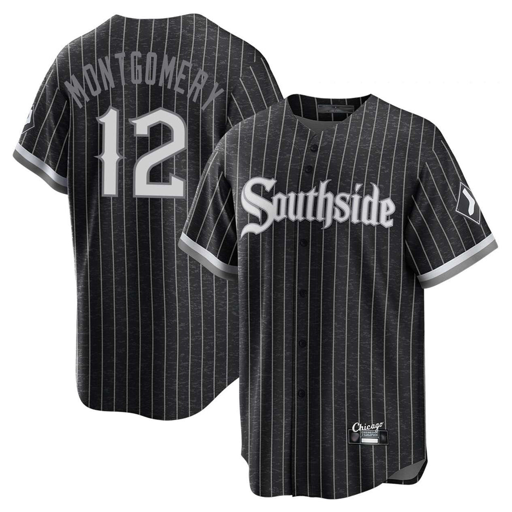 C.White Sox #12 Colson Montgomery Player Black City Connect Home Game Ddoa Stitched Jerseys