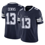 D.Cowboys #13 Caleb Downs Player Navy Limited Vapor F.U.S.E. Home Game Ddoa Stitched Jerseys