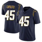 LA.Chargers #45 Tuli Tuipulotu Player Navy Limited Vapor Untouchable Home Game Ddoa Stitched Jerseys