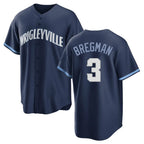 C.Cubs #3 Alex Bregman Player Navy City Connect Home Game Ddoa Stitched Jerseys