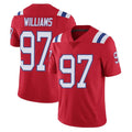 NE.Patriots #97 Milton Williams Player Red Vapor Untouchable Home Game Ddoa Stitched Jerseys