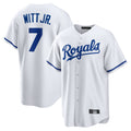 KC.Royals #7 Bobby Witt Jr. Player White Home Game Ddoa Stitched Jerseys