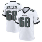 P.Eagles #68 Jordan Mailata Player White Game Home Ddoa Stitched Jerseys