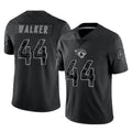 J.Jaguars #44 Travon Walker Player Black Reflective Limited Game Ddoa Stitched Jerseys