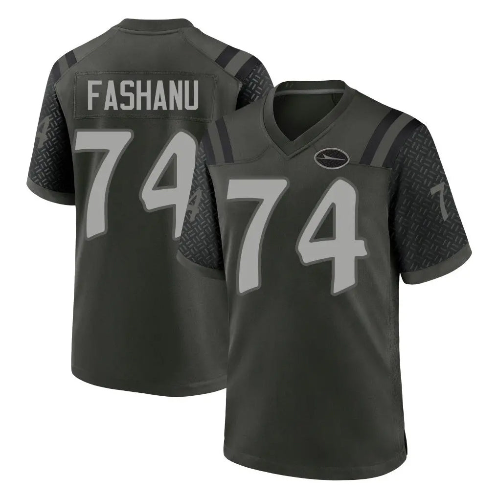 NY.Jets #74 Olu Fashanu Player Green 2025 Rivalries Collection Home Game Ddoa Stitched Jerseys