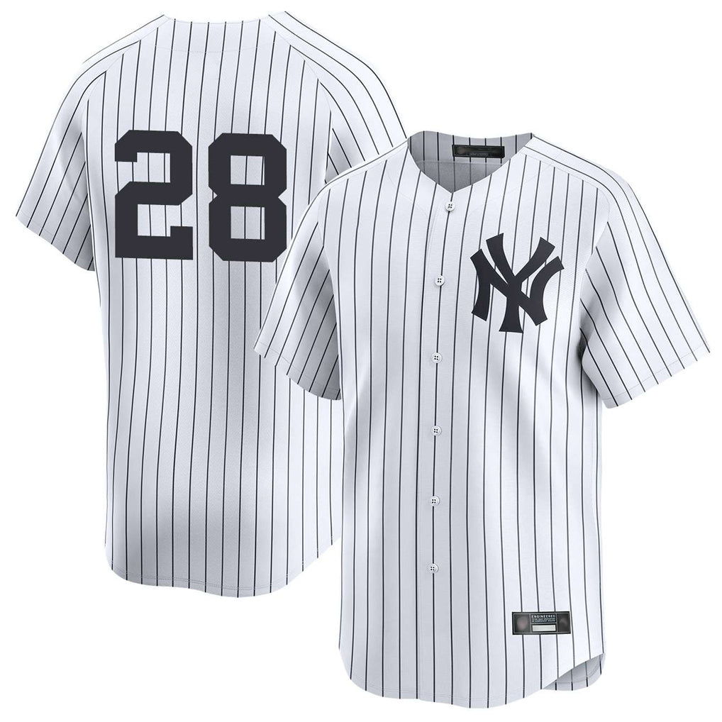 NY.Yankees #28 Austin Wells Player White Limited Ddoa Stitched Jerseys