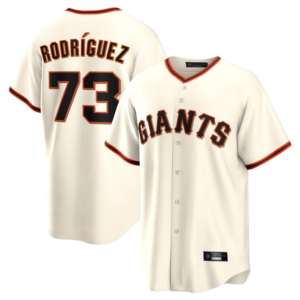 SF.Giants #73 Randy Rodriguez Player Cream Home Game Ddoa Stitched Jerseys