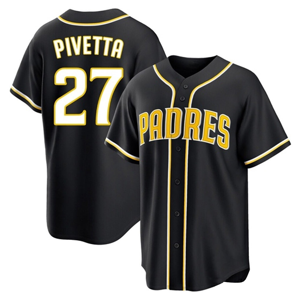S.Diego Padres #27 Nick Pivetta Player Black 2026 Fashion Home Ddoa Stitched Jerseys