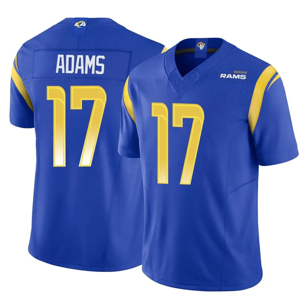 LA.Rams #17 Davante Adams Player Royal Limited Vapor F.U.S.E. Home Game Ddoa Stitched Jerseys