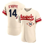 LA.Angels #14 Logan O'Hoppe Player Cream City Connect Limited ELite Home Ddoa Stitched Jerseys