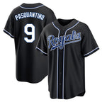 KC.Royals #9 Vinnie Pasquantino Player Black Carbon Fashion Home Game Ddoa Stitched Jerseys