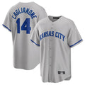KC.Royals #14 Jac Caglianone Player Gray Game Home Ddoa Stitched Jerseys