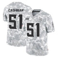 M.Vikings #51 Blake Cashman Player Arctic Camo Salute To Service Limited Game Ddoa Stitched Jerseys