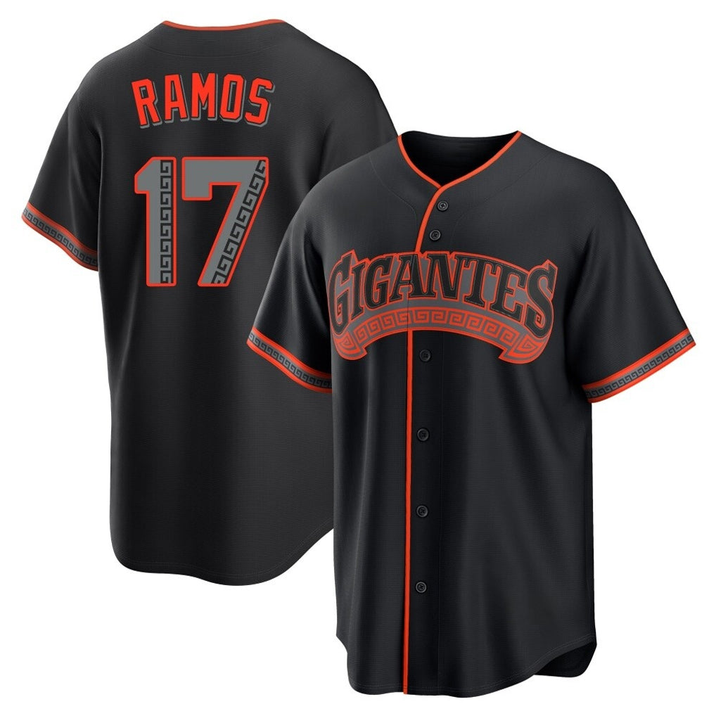SF.Giants #17 Heliot Ramos Player Black Alternate Limited Ddoa Stitched Jerseys