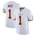 W.Commanders #1 Rachaad White Player White Limited Vapor Untouchable Home Game Ddoa Stitched Jerseys