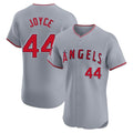 LA.Angels #44 Ben Joyce Player Gray Home Limited Elite Ddoa Stitched Jerseys