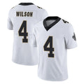 NO.Saints #4 Zach Wilson Player White Limited Vapor Untouchable Home Game Ddoa Stitched Jerseys