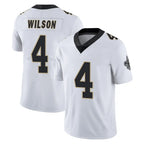 NO.Saints #4 Zach Wilson Player White Limited Vapor Untouchable Home Game Ddoa Stitched Jerseys