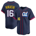 LA.Angels #16 Yusei Kikuchi Player Navy Limited American League All-Star Edition Ddoa Stitched Jerseys