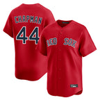 B.Red Sox #44 Aroldis Chapman Player Red Limited Home Game Ddoa Stitched Jerseys