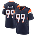 D.Broncos #99 Zach Allen Player Navy Home Game Ddoa Stitched Jerseys