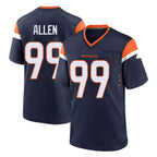 D.Broncos #99 Zach Allen Player Navy Home Game Ddoa Stitched Jerseys
