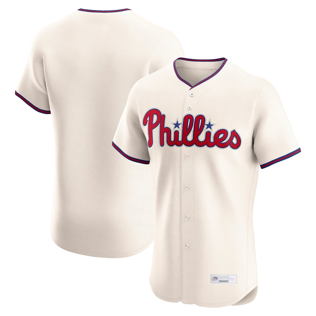 P.Phillies ## Phillies Blank Player Cream Home Limited Elite Ddoa Stitched Jerseys