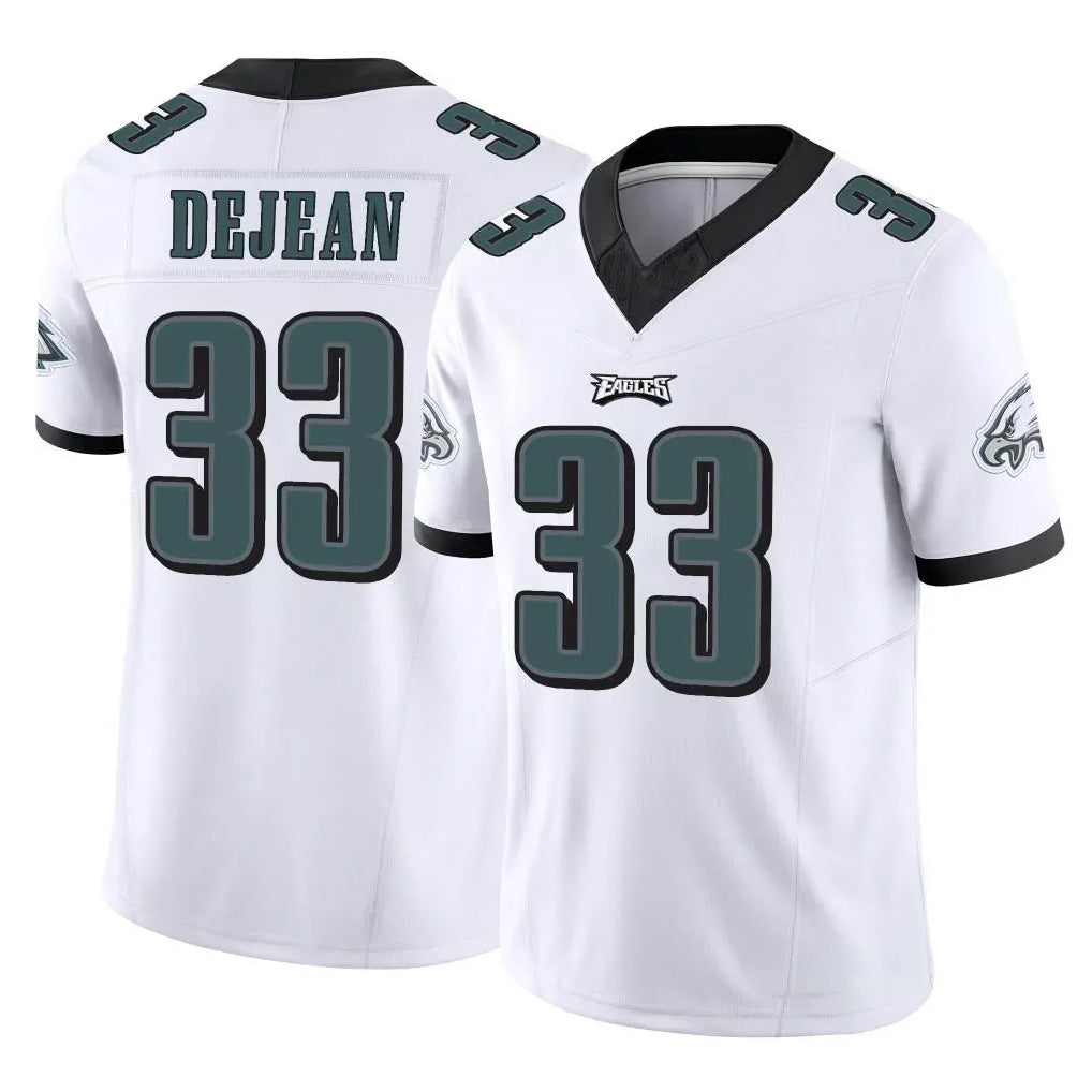 P.Eagles #33 Cooper DeJean Player White Limited Vapor F.U.S.E. Home Game Ddoa Stitched Jerseys