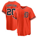 D.Tigers #20 Spencer Torkelson Player Orange Home Game Ddoa Stitched Jerseys