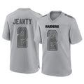 LV.Raiders #2 Ashton Jeanty Player Gray Atmosphere Fashion Limited Game Ddoa Stitched Jerseys