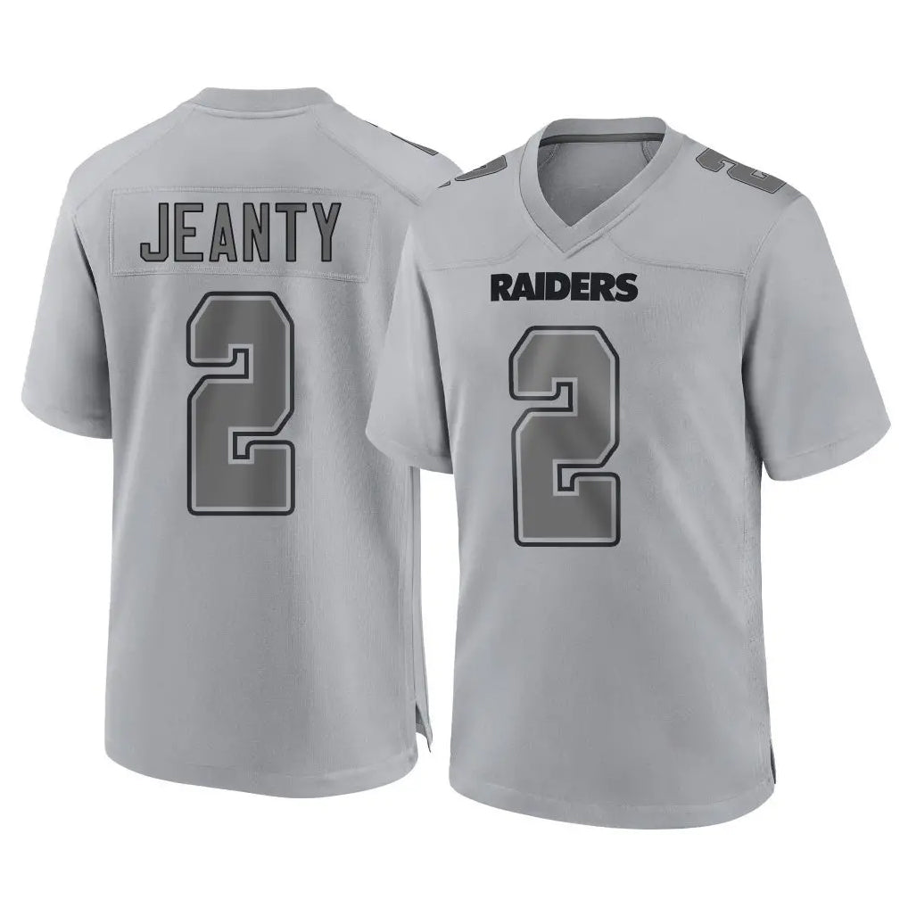 LV.Raiders #2 Ashton Jeanty Player Gray Atmosphere Fashion Limited Game Ddoa Stitched Jerseys