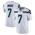 S.Seahawks #7 Uchenna Nwosu Player White Limited Vapor Untouchable Home Game Ddoa Stitched Jerseys