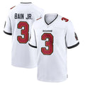 TB.Buccaneers #3 Rueben Bain Jr. Player White Home Game Ddoa Stitched Jerseys