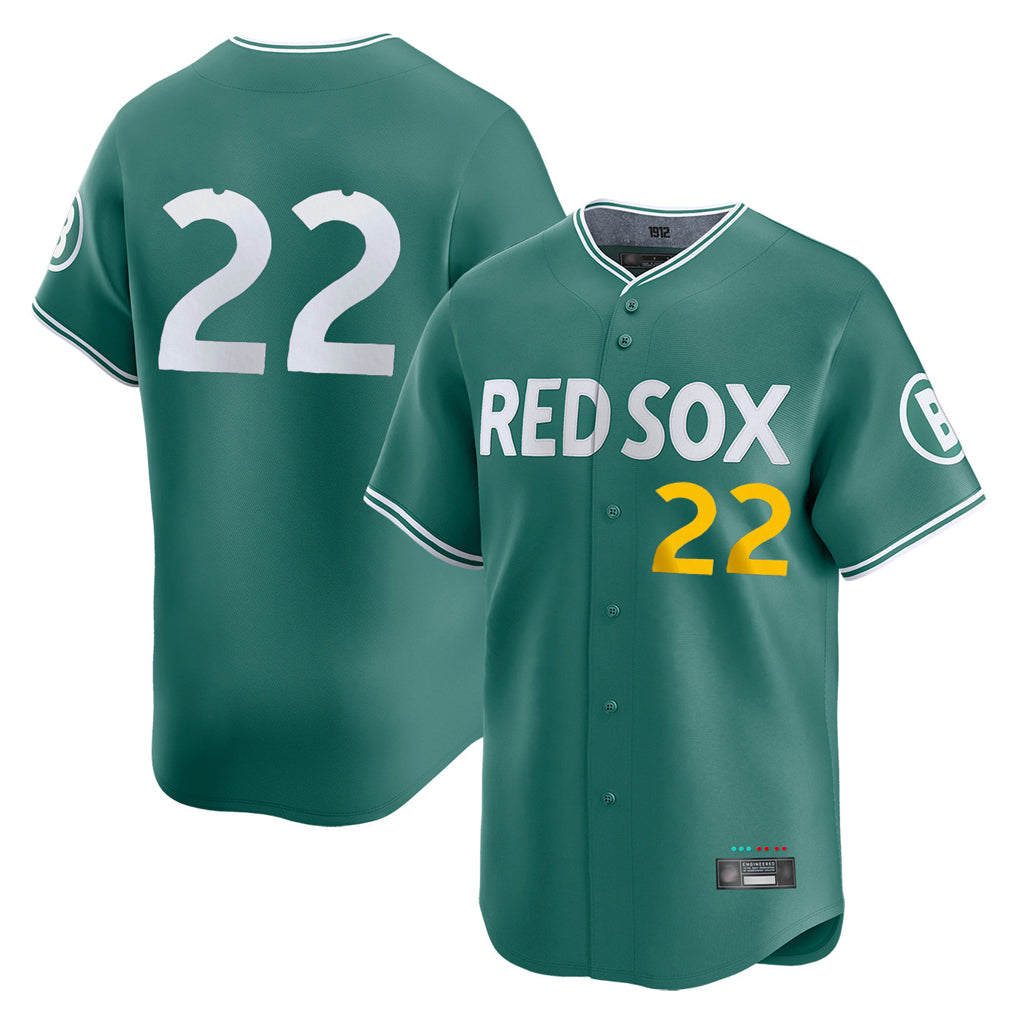B.Red Sox #22 Garrett Whitlock Player Green City Connect Limited Home Game Ddoa Stitched Jerseys