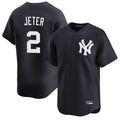 NY.Yankees #2 Derek Jeter Player Navy Limited Home Ddoa Stitched Jerseys