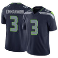 S.Seahawks #3 Nick Emmanwori Player Navy Limited Vapor F.U.S.E. Home Game Ddoa Stitched Jerseys