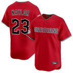 C.Guardians #23 Bo Naylor Player Red Limited Home Ddoa Stitched Jerseys