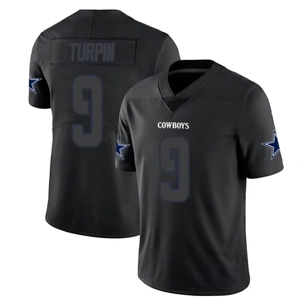 D.Cowboys #9 KaVontae Turpin Player Black Impact Limited Home Game Ddoa Stitched Jerseys