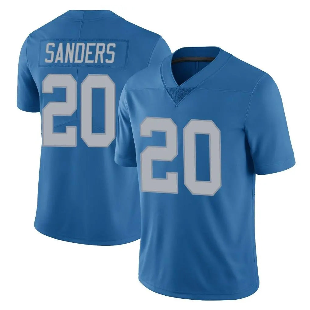 D.Lions #20 Barry Sanders Player Blue Limited Throwback Vapor Untouchable Ddoa Stitched Jerseys