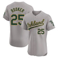 Athletics #25 Brent Rooker Player Gray Road Limited Elite Home Game Ddoa Stitched Jerseys