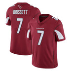 A.Cardinals #7 Jacoby Brissett Player Cardinal Vapor Limited Home Game  Ddoa Stitched Jerseys