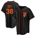SF.Giants #38 Robbie Ray Player  Black 2026 Home Game Ddoa Stitched Jerseys