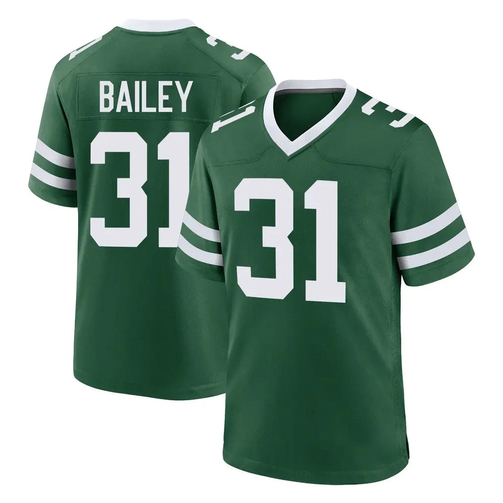 NY.Jets #31 David Bailey Player Green Legacy Home Game Ddoa Stitched Jerseys