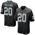 LV.Raiders #20 Isaiah Pola-Mao Player Black Home Game Ddoa Stitched Jerseys